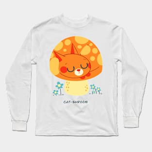 Cat Shroom Long Sleeve T-Shirt